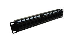 Patch panel 12-port UTP6 1U 10cali złącza krone-111707