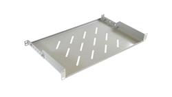Półka regulowana 19cali 1U głębokość 300mm V RAL7035-111752