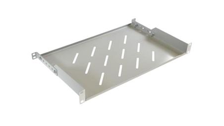 Półka regulowana 19cali 1U głębokość 300mm V RAL7035-111752