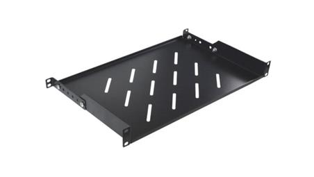 Półka regulowana 19cali 1U głębokość 350mm V RAL9004-111746
