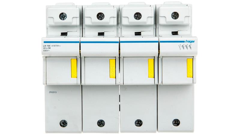 Rozłącznik bezpiecznikowy cylindryczny 4P 22x58mm LR704-24235
