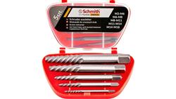 Wykrętaki do urwanych śrub 5szt wkrętak zestaw Schmith-114336