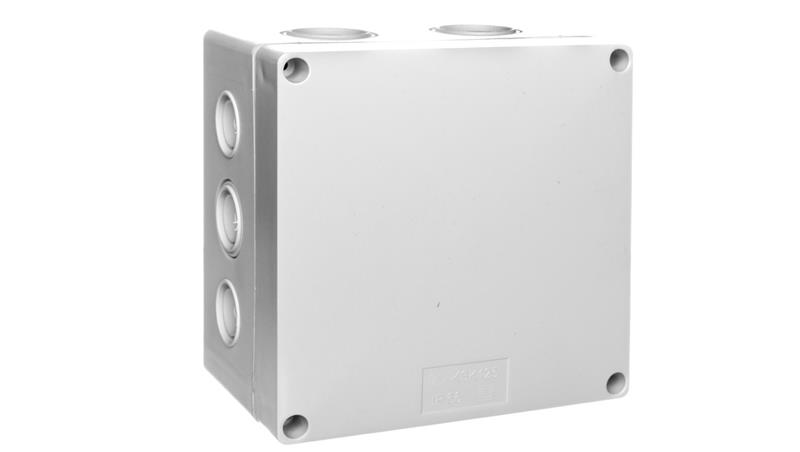 Puszka elektroinstalacyjna natynkowa 126x126x23mm tworzywo IP66 KSK 125 KA-74926 Puszka elektroinstalacyjna natynkowa 126x126x23mm tworzywo IP66 KSK 125 KA-74926