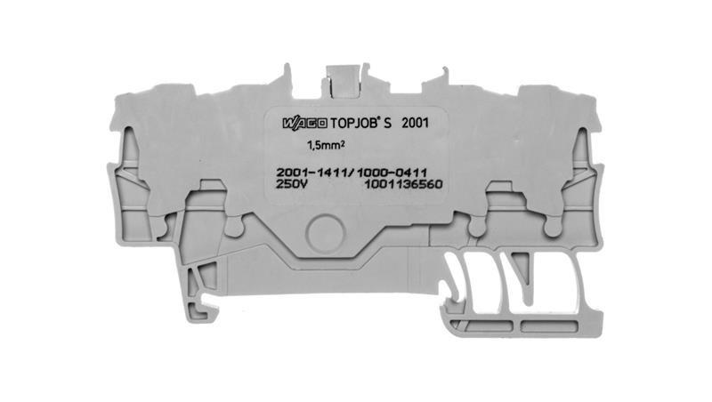 Złączka 4-przewodowa 1,5mm2 diodowa szara TOPJOBS 2001-1411/1000-411-77124