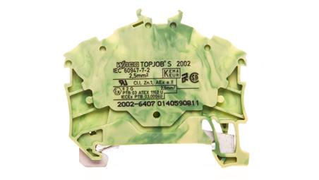 Złączka 4-przewodowa 2,5mm2 żółto-zielona TOPJOBS 2002-6407-80249