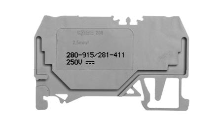 Złączka diodowa 2-przewodowa 2,5mm2 280-915/281-411-77122