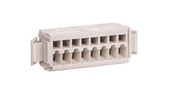 Gniazdo MCS-MINI Classic 8-biegunowe jasnoszare raster 3,5mm 734-108/037-000-80253