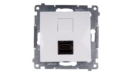 Simon 54 Gniazdo HDMI białe DGHDMI.01/11-38984