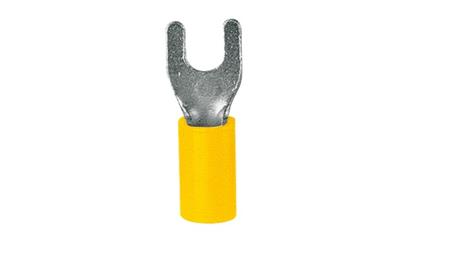 Końcówka aparatowa widełkowa izolowana KNV 8-6 /100szt./-80069