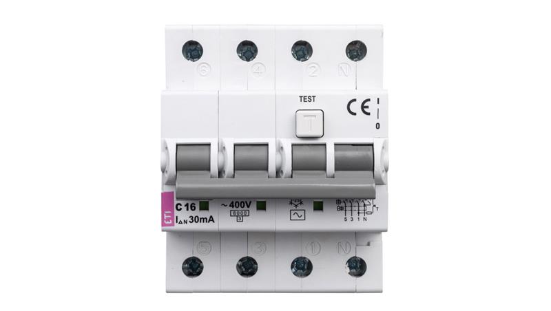 Wyłącznik różnicowo-nadprądowy 4P 16A C 0,03A typ AC KZS-4M 002174024-21493 Wyłącznik różnicowo-nadprądowy 4P 16A C 0,03A typ AC KZS-4M 002174024-21493