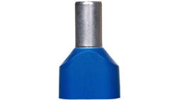 Końcówka tulejkowa podwójna izolowana /niebieska/ TV 16-14 /100szt./-78187