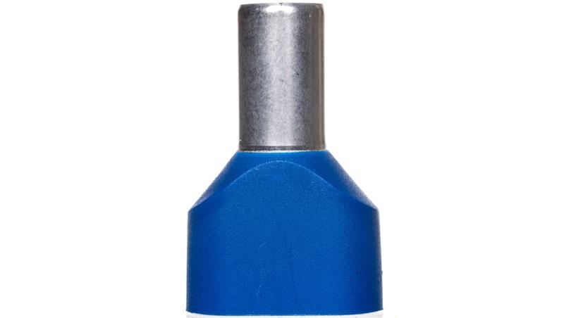 Końcówka tulejkowa podwójna izolowana /niebieska/ TV 16-14 /100szt./-78187