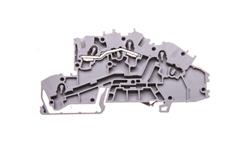 Złączka szynowa 1-pietrowa 2,5mm2 L szara 2003-7650 TOPJOBS-75228