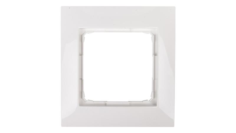 Simon 54 Premium Ramka pojedyncza biała /do karton-gips/ DRK1/11-36319