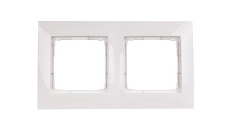 Simon 54 Premium Ramka podwójna biała /do karton-gips/ DRK2/11-36334