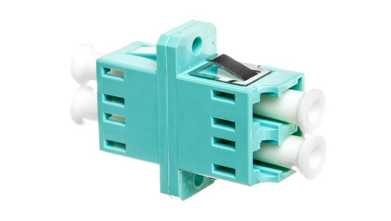 Adapter światłowodowy LC/LC, duplex, wielomodowy OM3, ceramiczna ferrula, błękitny DN-96009-1-73399 Adapter światłowodowy LC/LC, duplex, wielomodowy OM3, ceramiczna ferrula, błękitny DN-96009-1-73399