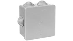 Puszka natynkowa z pokrywą i śrubami seria 400 IP44 80x80x40 EC400C3-74928