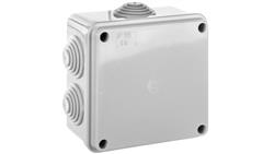 Puszka natynkowa z pokrywą i śrubami seria 400 IP55 100x100x50 EC400C4-74902