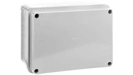 Puszka natynkowa gładka z pokrywą seria 410 IP56 150x110x70 szara EC410C5-74821