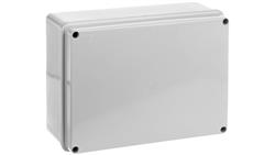 Puszka natynkowa gładka z pokrywą seria 410 IP56 190x110x70 szara EC410C6-74845