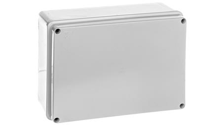 Puszka natynkowa samogasnąca gładka z pokrywą 960 stopni C seria 410A IP56 190x140x70 szara EC410C6A-74904