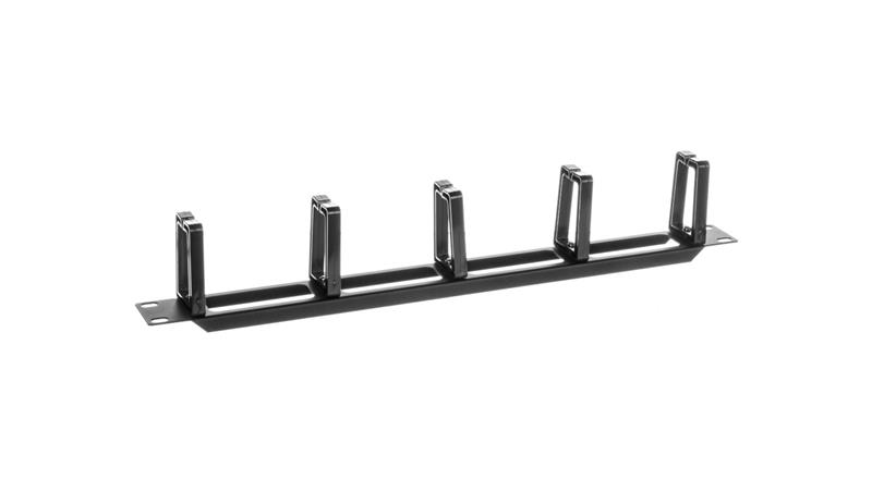 Organizer kabli 19 1U z 5 uchwytami - typ B czarny LENBERG AK-1202-B-73421