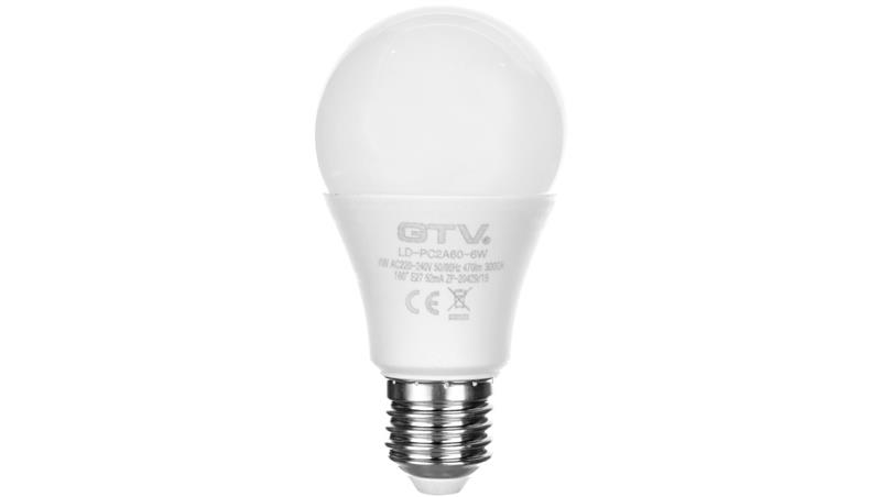 Żarówka LED E27 A60 6W 470lm ciepła biała AC230V 160st. LD-PC2A60-6W-47831 Żarówka LED E27 A60 6W 470lm ciepła biała AC230V 160st. LD-PC2A60-6W-47831