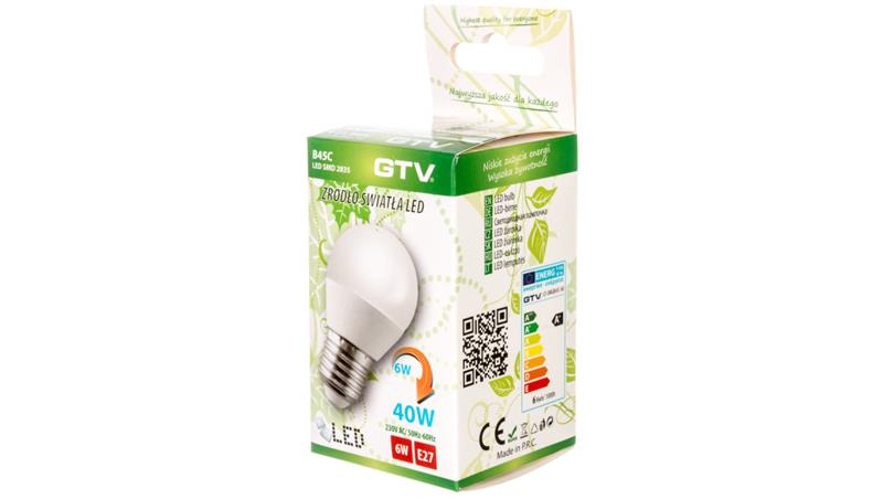 Żarówka LED E27 B45C 6W 470lm 3000K AC220-240V 160st. LD-SMGB45C-60-47783 Żarówka LED E27 B45C 6W 470lm 3000K AC220-240V 160st. LD-SMGB45C-60-47783
