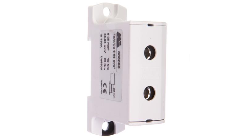 Złączka szynowa 1-torowa 6-95mm2 szara EURO OTL 95 1xAl/Cu 606095-74088 Złączka szynowa 1-torowa 6-95mm2 szara EURO OTL 95 1xAl/Cu 606095-74088