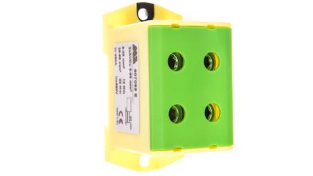 Złączka szynowa 2-torowa 16-95mm2 żółto-zielona EURO multiOTL 95 2xAl/Cu 607095 E-75446
