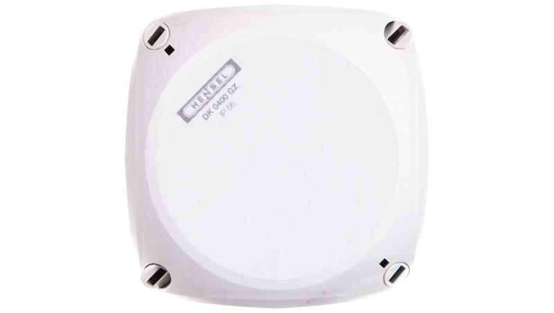 Puszka odgałęźna 104x104x70 bez zacisków IP66 szara DK 0400 GZ 62000150-74771
