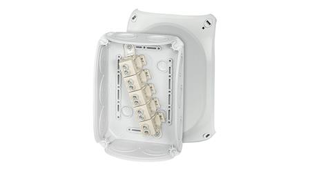 Puszka odgałęźna 180x130x77 5x10mm2 CU IP66 szara DK 1010 GZ 62000157-77453