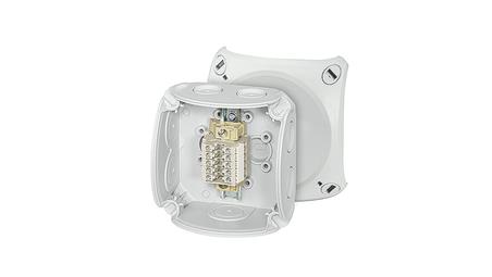 Puszka odgałęźna 93x93x62 5x2,5mm2 CU/AL IP66 szara RK 0205 T 62000172-77461