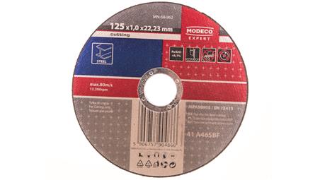 ŚCIERNICA DO CIĘCIA STALI 125X1.0X22,23 MM PLASKA MN-68-962-90345