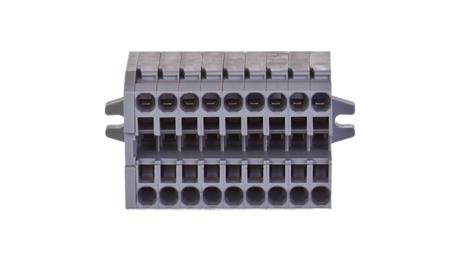 Listwa zaciskowa kompaktowa 2-przewodowa 2,5mm2 9-torowa z mocowaniem śrubowym szara 869-109-80255