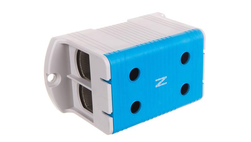 Złączka szynowa 1-torowa ZJUN 2x240 niebieska R34RR-07010021801-74034