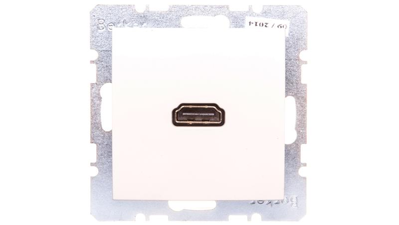 Berker S.1 Gniazdo HDMI z przyłączem 90 stopni kremowe połysk 3315438982-39027 Berker S.1 Gniazdo HDMI z przyłączem 90 stopni kremowe połysk 3315438982-39027