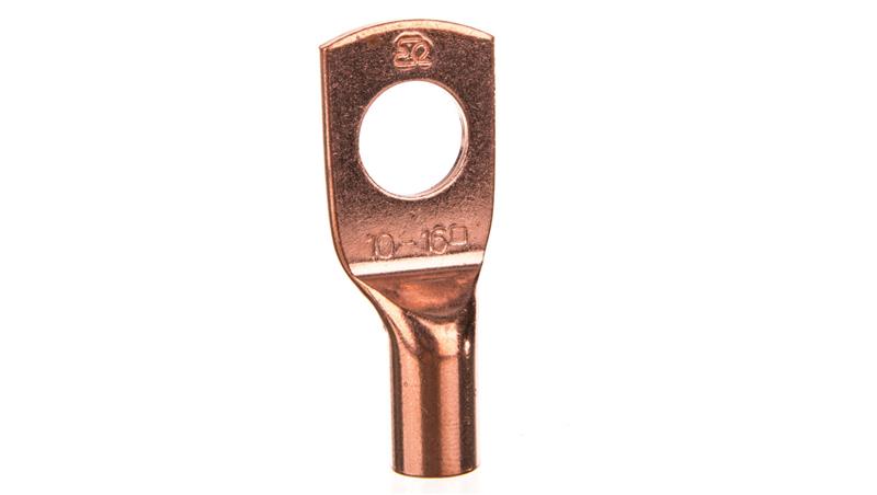 Końcówka oczkowa miedziana KM 16/10 E11KM-01010103102 /10szt./-76003