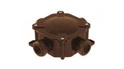 Puszka n/t hermetyczna PH PG16 75x75x33 5x4mm2 IP67 brązowa A.0035BR /50szt./-75068