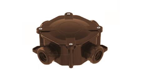 Puszka n/t hermetyczna PH PG16 75x75x33 5x4mm2 IP67 brązowa A.0035BR /50szt./-75068