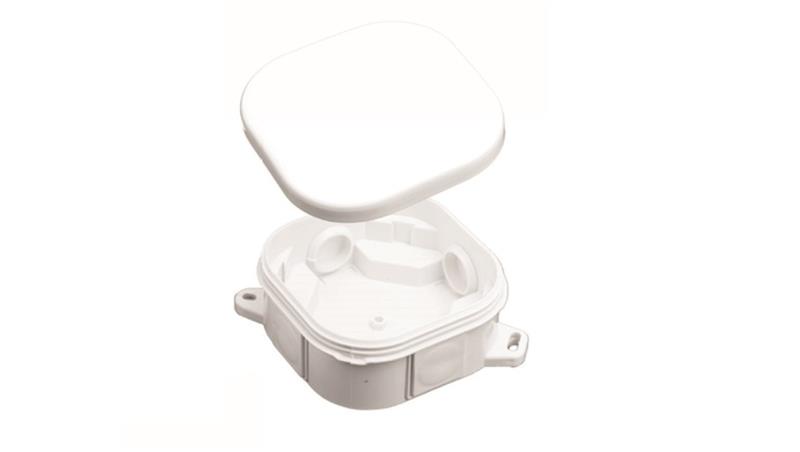 Puszka n/t hermetyczna PH 92x92x44 klik pusta IP54 biała A.0018B-74749