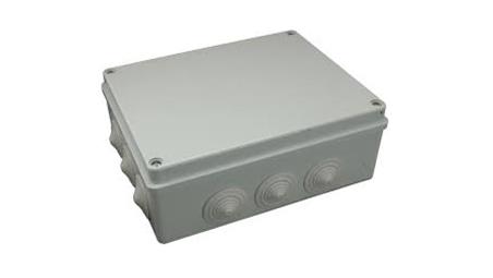 Puszka n/t hermetyczna 240x190x90 12 dławików IP55 szara S-BOX 506-74665