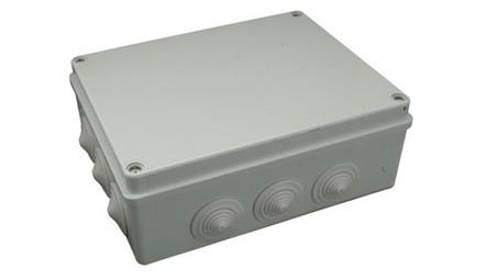 Puszka n/t hermetyczna 380x300x120 12 dławików IP55 szara S-BOX 706-74765