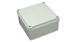 Puszka n/t hermetyczna 100x100x50 bez dławików IP56 szara S-BOX 116-74663