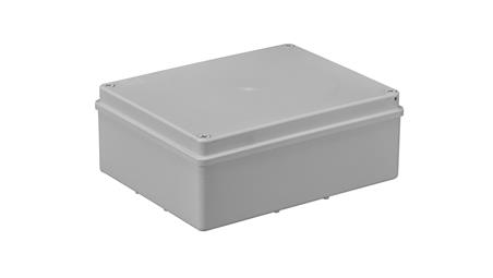 Puszka n/t hermetyczna 240x190x90 bez dławików IP56 szara S-BOX 516-74635