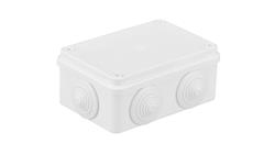 Puszka n/t hermetyczna 120x80x50 6 dławików IP55 biała S-BOX 206B-74775