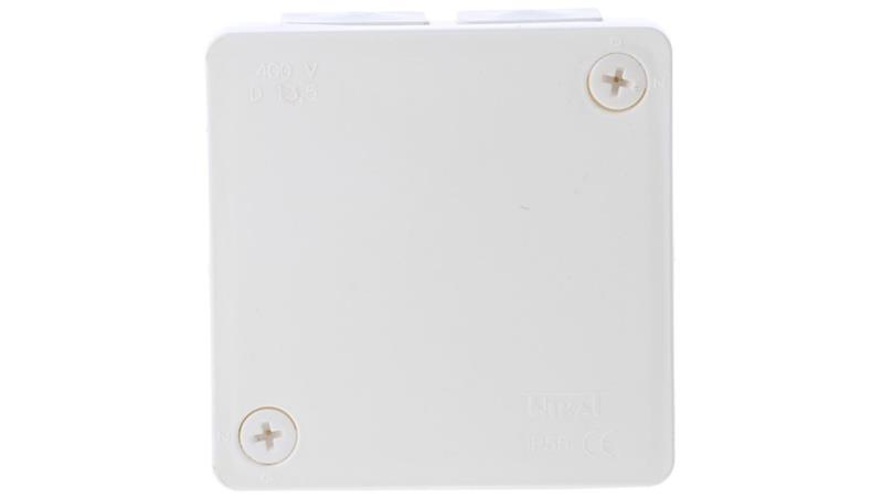Puszka n/t hermetyczna pusta 86x86x40mm IP55 biała VP 022-01 61.125-111910
