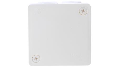 Puszka n/t hermetyczna pusta 86x86x40mm IP55 biała VP 022-01 61.125-111910