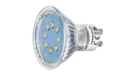 Żarówka Gu10 8 led smd 2835 1W czerwona-46923