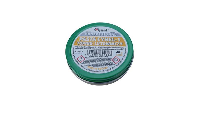 CYNEL UNIPRESS PASTA-CYNEL-1 40G Topnik lutowniczy PROFESSIONAL-80838 CYNEL UNIPRESS PASTA-CYNEL-1 40G Topnik lutowniczy PROFESSIONAL-80838